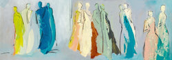 PGM CDM 01 Cilia De Munnik Begegnungen I Kunstdruk 100x35cm | Posters.nl