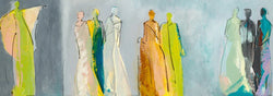 PGM CDM 02 Cilia De Munnik Begegnungen II Kunstdruk 100x35cm | Posters.nl