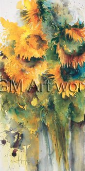PGM EHO 03 Ekkehard Hofmann Sonnenblumen Kunstdruk 50x100cm | Posters.nl