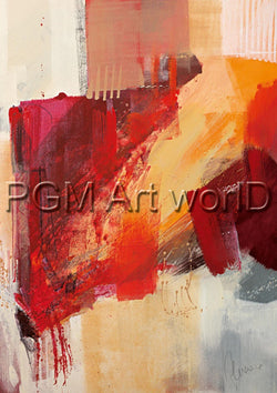 PGM FCU 702M Francesco Cusumano Astratto colorato II Kunstdruk 21x30cm | Posters.nl