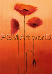 PGM HNE 704M Erika Heinemann Poppy Elegance III Kunstdruk 21x30cm | Posters.nl