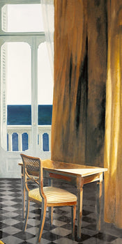 PGM HVG 04 Henning von Gierke Interieur mit Sonne und Meer II Kunstdruk 50x100cm | Posters.nl
