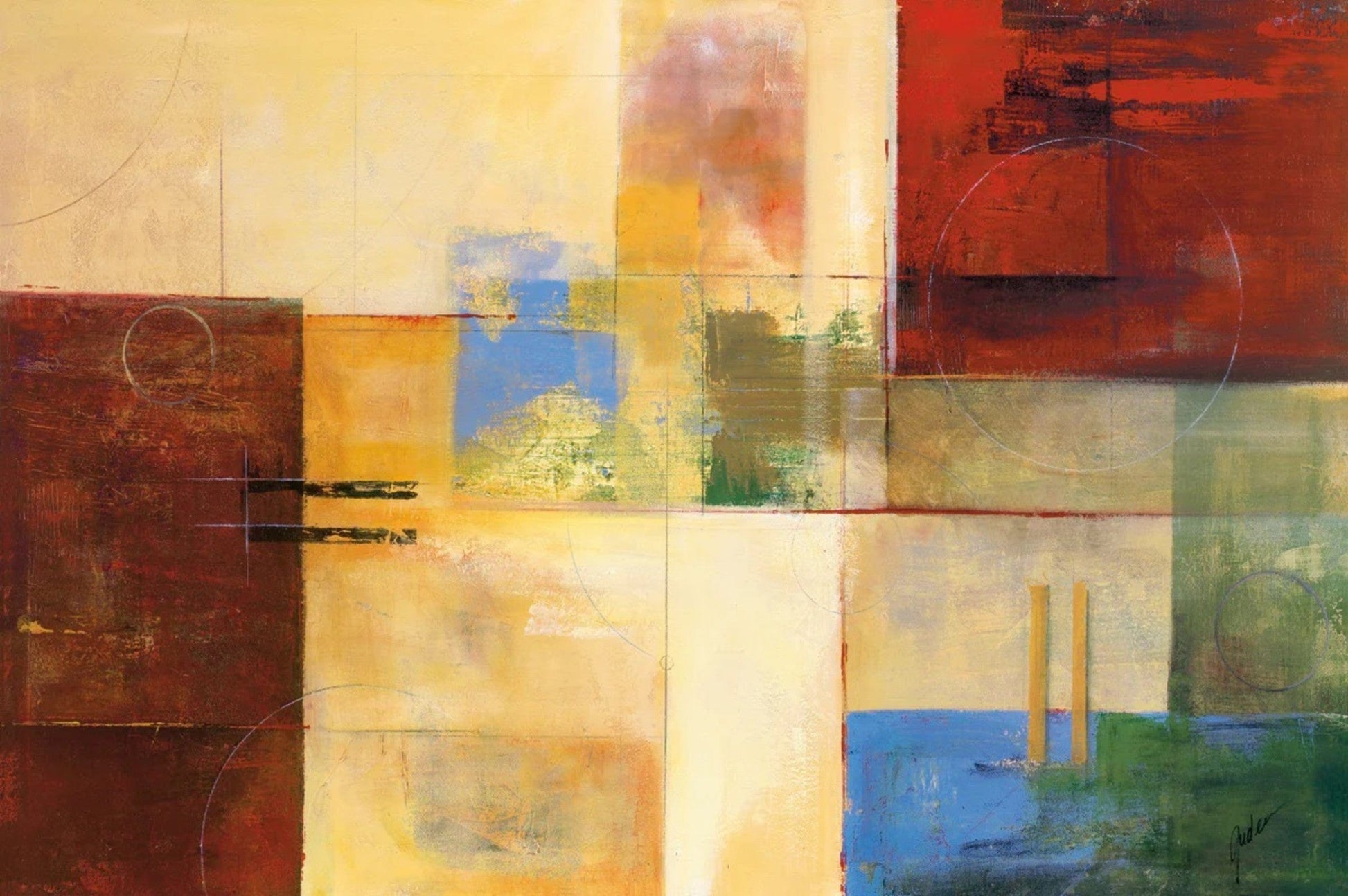 PGM JEN 22 Judeen Urban Country II Kunstdruk 91x61cm | Posters.nl