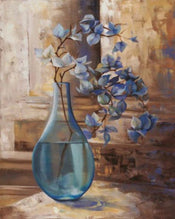 PGM LMO 05 L Montillio Blue Glass Still I Kunstdruk 40x50cm | Posters.nl
