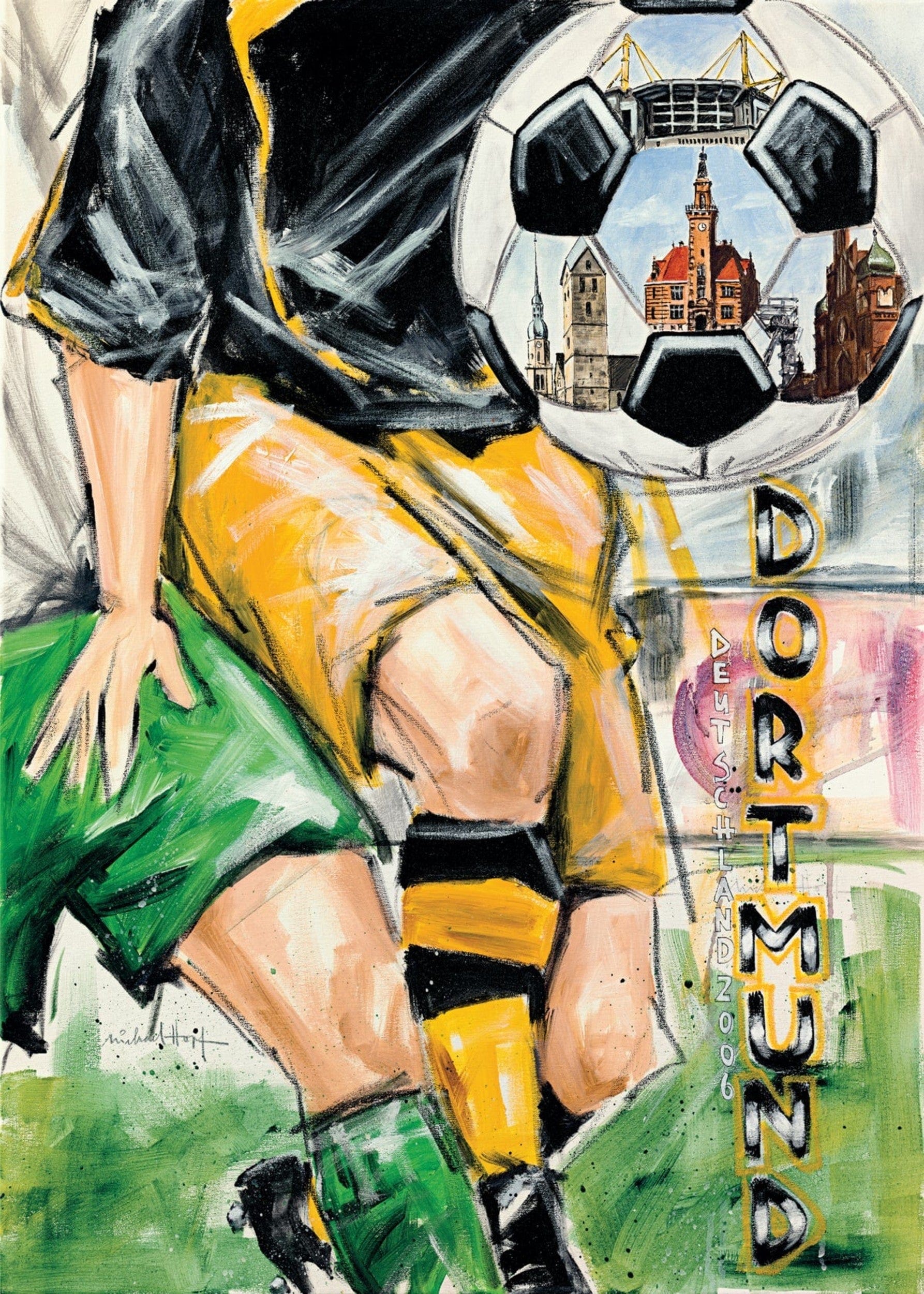 PGM MIH 14 Michael Hopf Dortmund Kunstdruk 50x70cm | Posters.nl