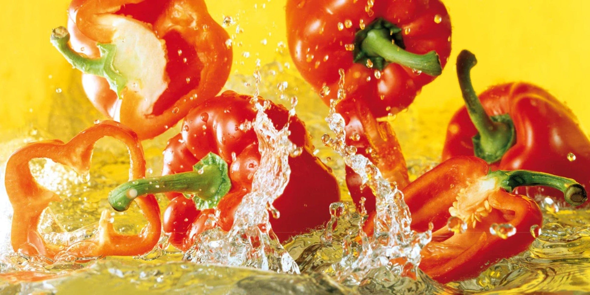 PGM MIN 01 Michael Meisen Paprika Kunstdruk 100x50cm | Posters.nl
