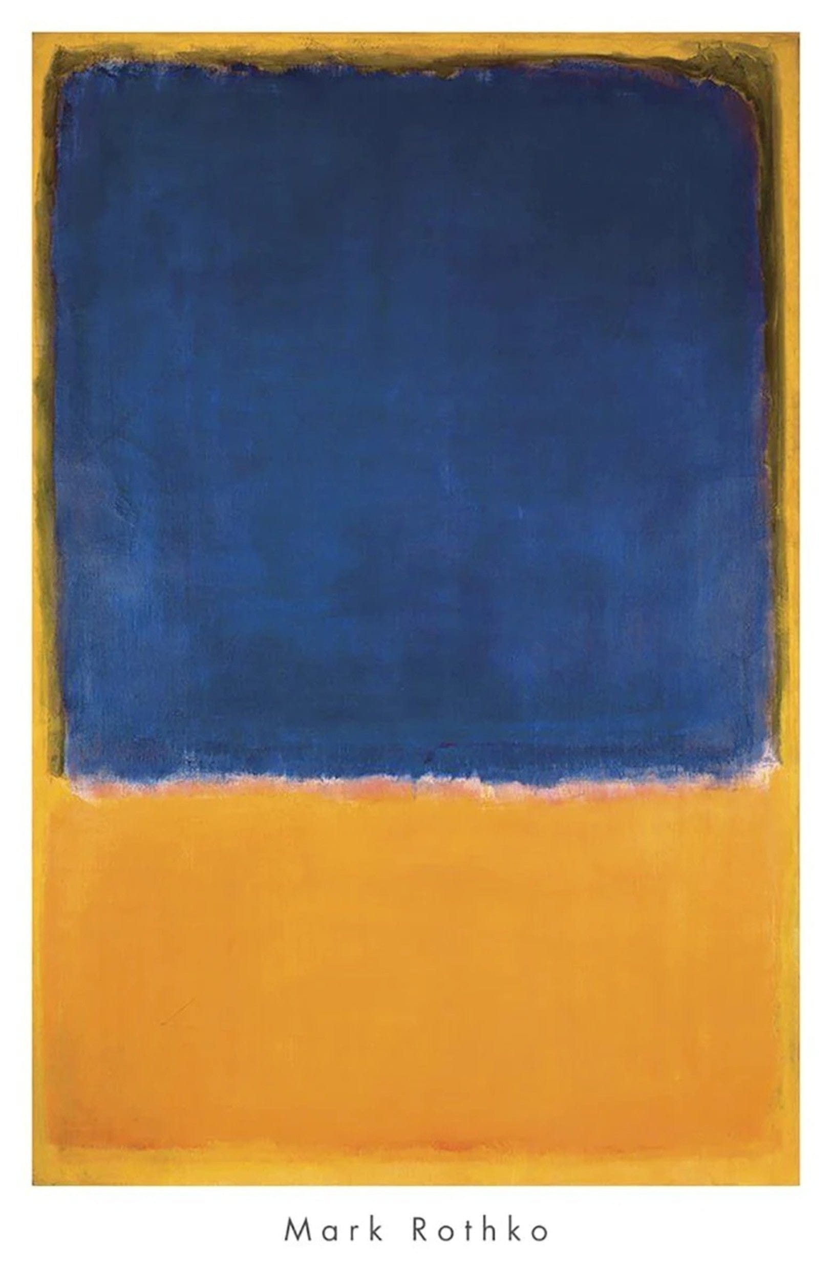 PGM MKR 466 Mark Rothko Untitled 1950 Blue Yellow Kunstdruk 658x1015cm | Posters.nl