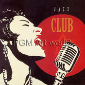 PGM MOF 79 Marco Fabiano Jazz Club Kunstdruk 70x70cm | Posters.nl