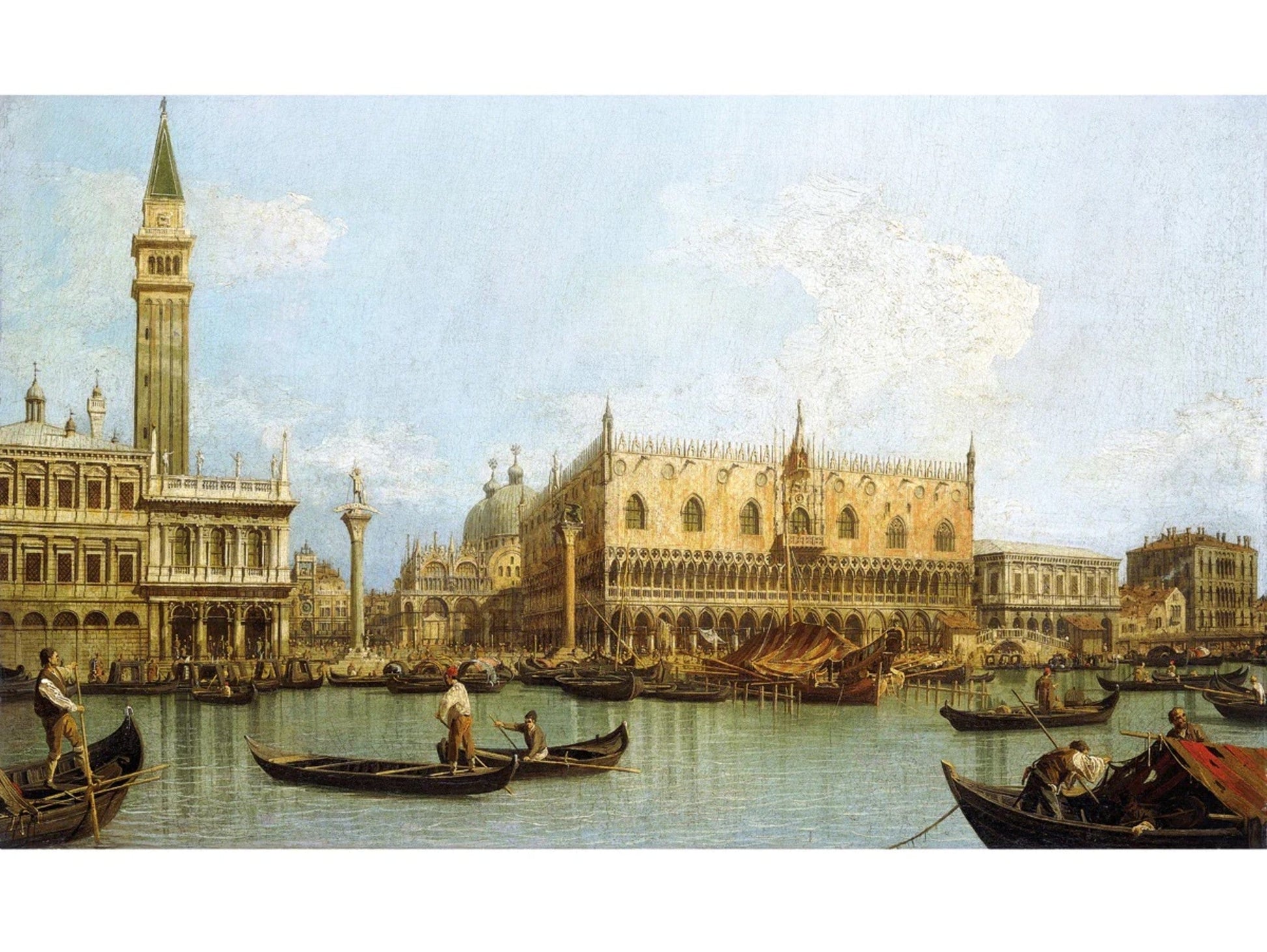 PGM OCA 26 Canaletto Molo Venedig Kunstdruk 80x60cm | Posters.nl