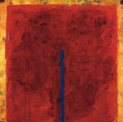 PGM RAB 17 Ralf Bohnenkamp Contrasting Red Kunstdruk 98x98cm | Posters.nl