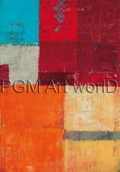 PGM RAB 20 Ralf Bohnenkamp Colored Composition II Kunstdruk 70x100cm | Posters.nl