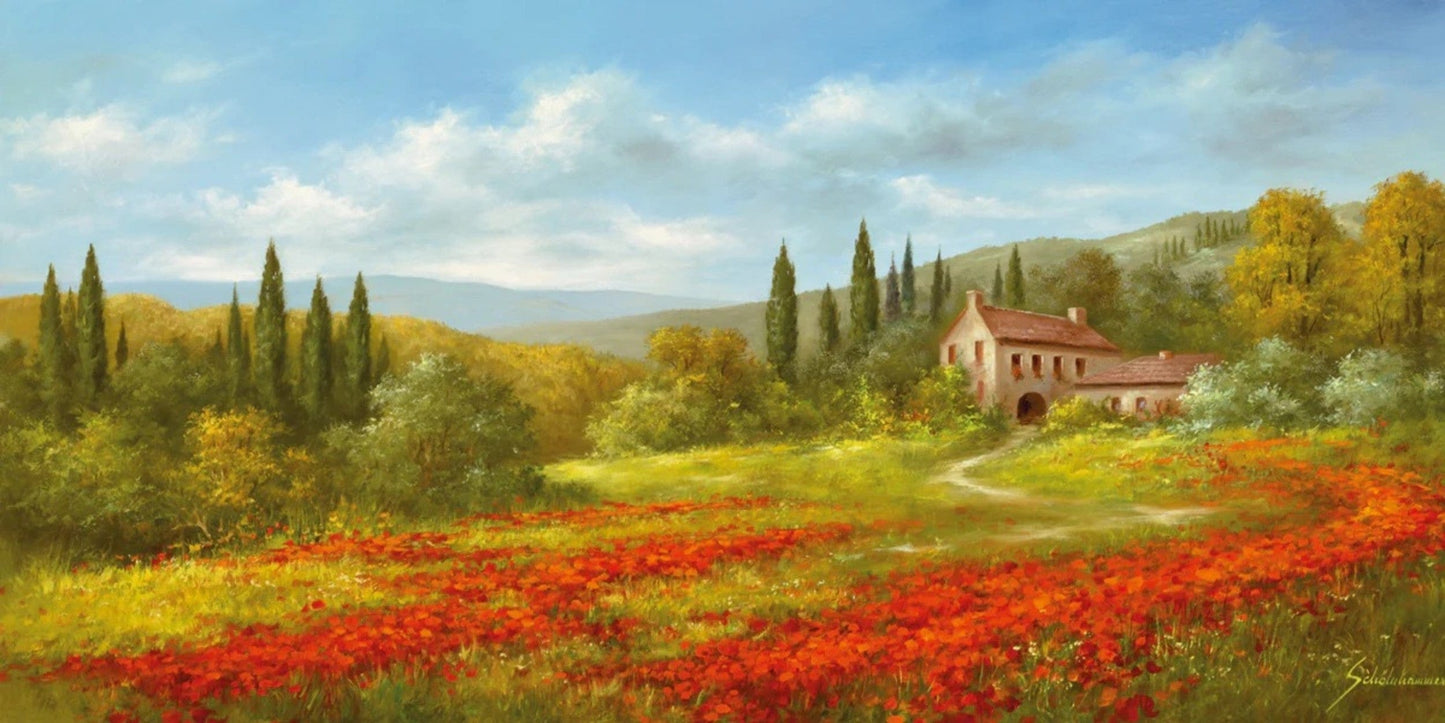 PGM SRH 18 Heinz Scholnhammer Tuscan Beauty II Kunstdruk 100x50cm | Posters.nl