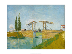 PGM VV 91 Vincent Van Gogh Die Zugbrucke Kunstdruk 80x60cm | Posters.nl