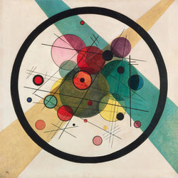 PGM WK 50 Wassily Kandinsky Kreis im Kreis Kunstdruk 70x70cm | Posters.nl