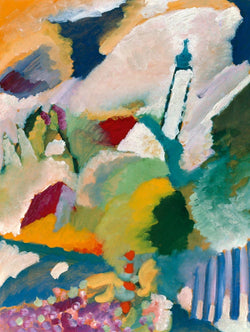 PGM WK 87 Wassily Kandinsky Kirche in Murnau Kunstdruk 60x80cm | Posters.nl