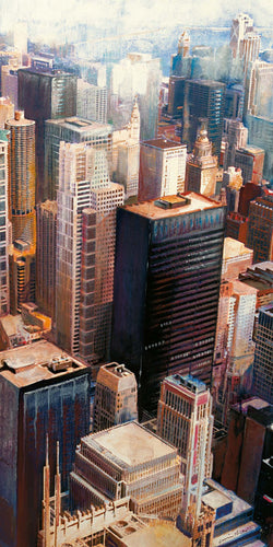 PGM WUR 02 Wulf Reinshagen Chicago II Kunstdruk 50x100cm | Posters.nl