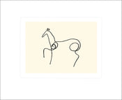 Pablo Picasso  Le Cheval Kunstdruk 50x60cm | Posters.nl