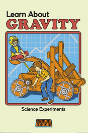 Pyramid PP35011 Steven Rhodes Learn About Gravity Poster | Posters.nl