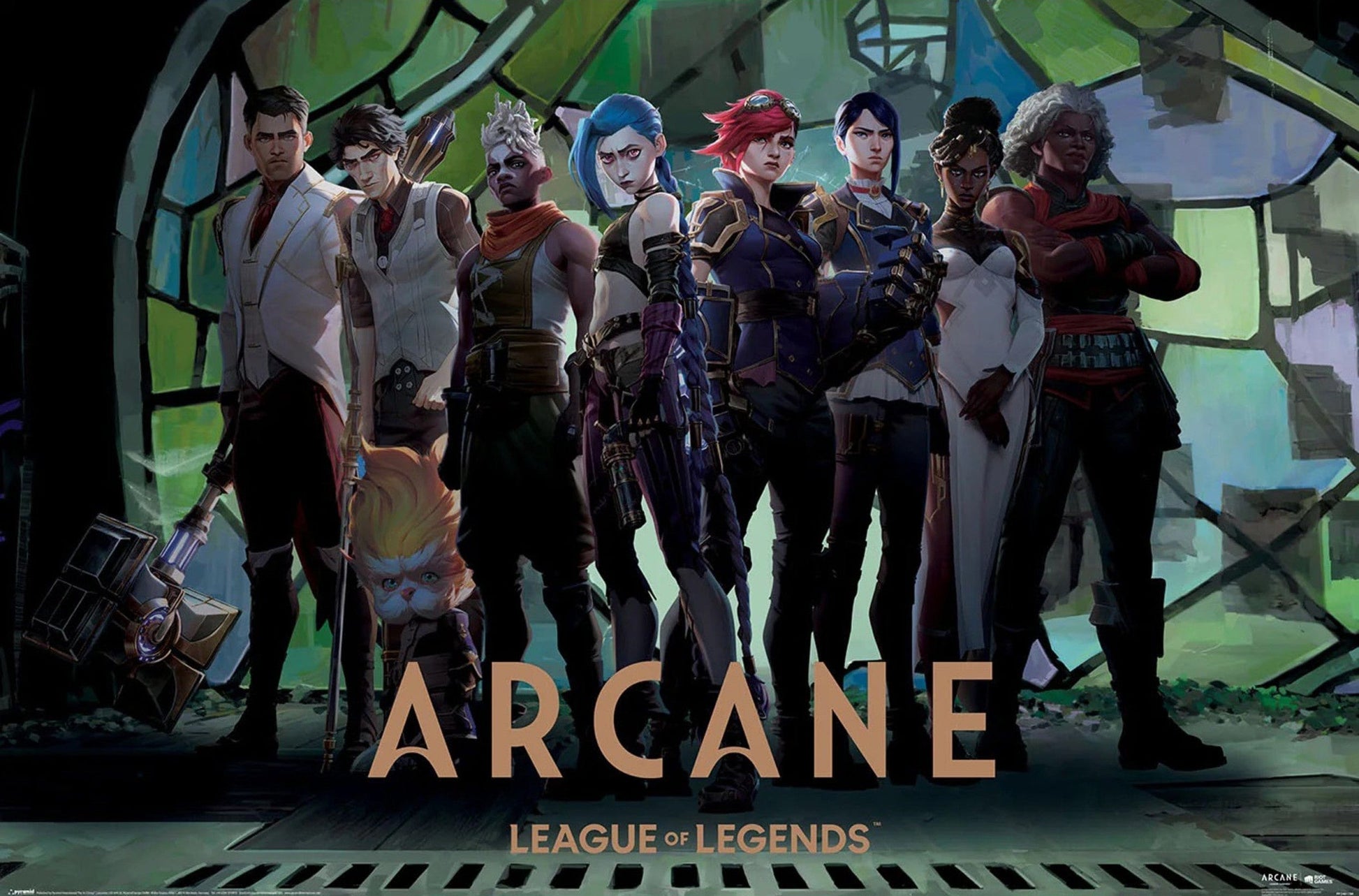 Poster Arcane Characters In Zaun Arcade 61x91 5cm PP2401784 | Posters.nl
