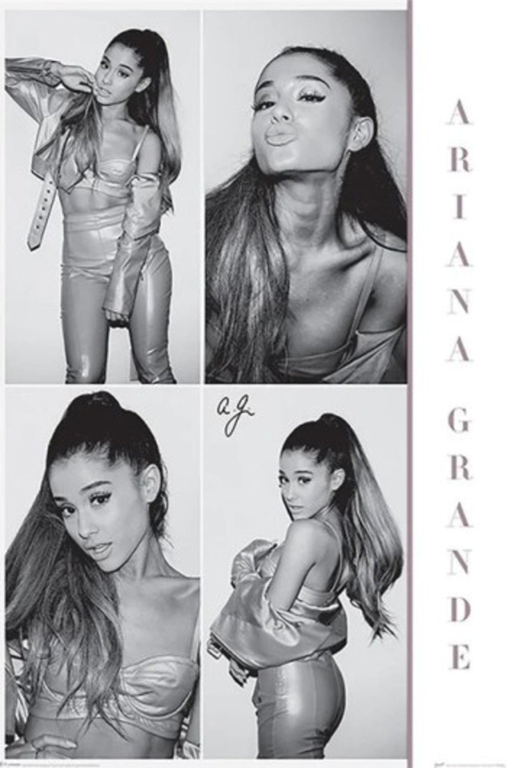 Poster Ariana Grande Black And White 61x91.5cm Grupo Erik PP33929 | Posters.nl