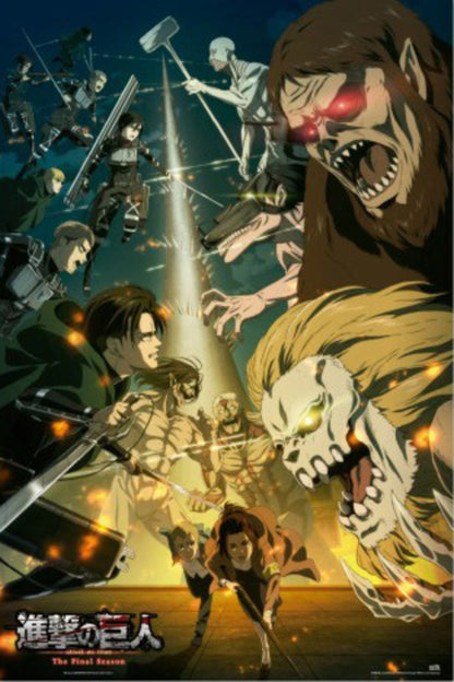 Poster Attack On Titan Paradis Vs Marley 61x91 5cm Grupo Erik GPE5832 | Posters.nl