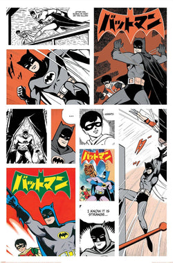 Poster Batman Bat Manga 61x91 5cm PP2401754 | Posters.nl