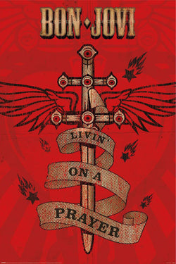 Poster Bon Jovi Livin On a Prayer 61x91 5cm Pyramid PP35296 | Posters.nl