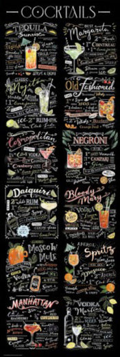 Poster Cocktail 53x158cm Grupo Erik PPGE8114 | Posters.nl