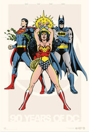 Poster Dc Comics 90Th Anniversary 61x91 5cm Grupo Erik GPE5848 | Posters.nl