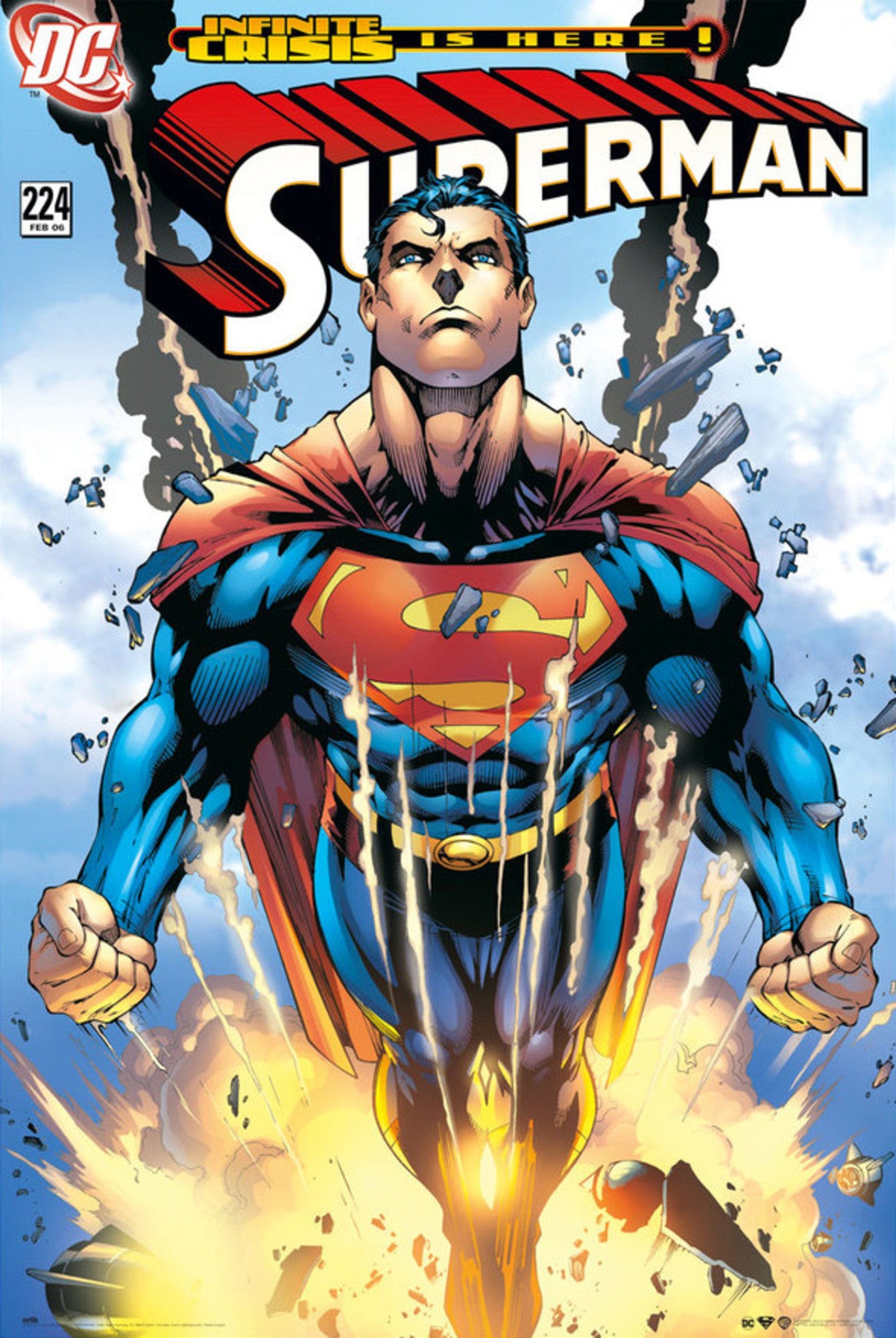 Poster Dc Comics Superman Infinite Crisis Is Here 61x91 5cm Grupo Erik GPE5752 | Posters.nl