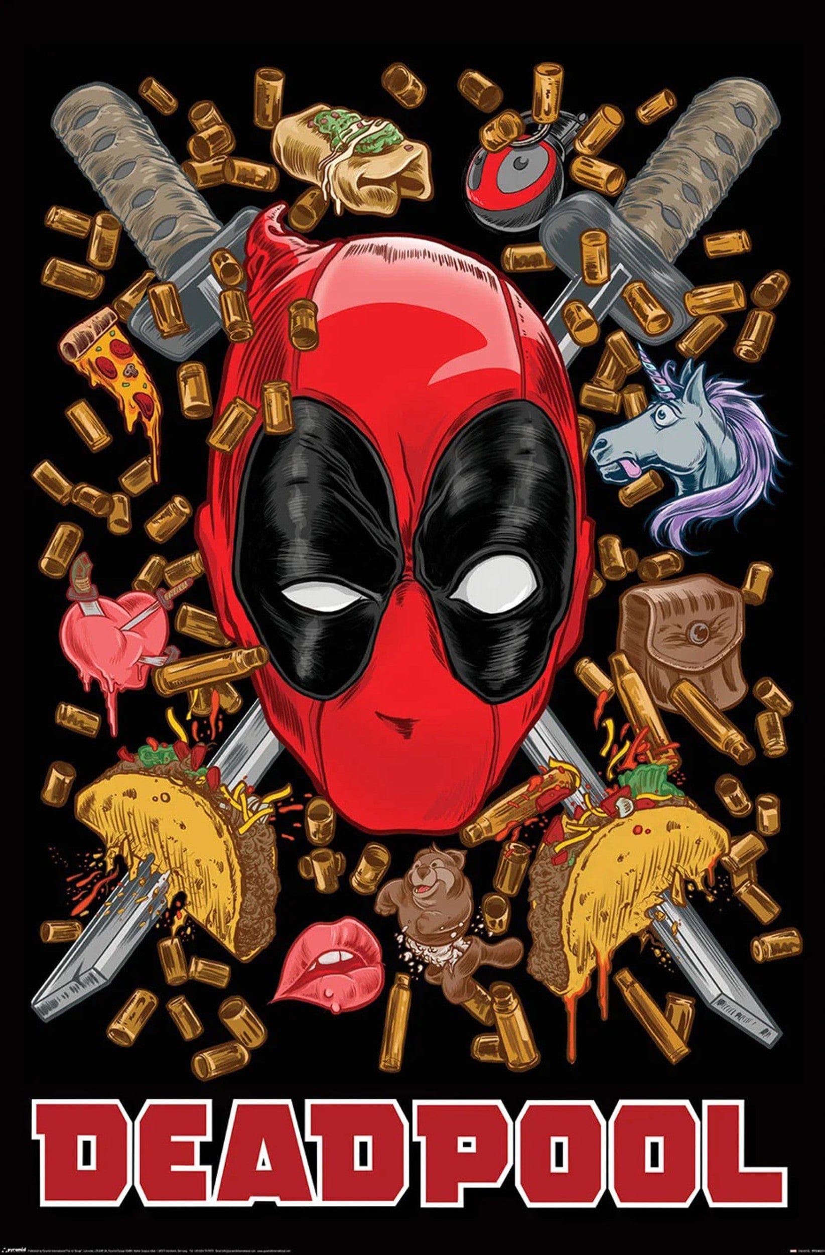 Poster Deadpool Chimichanga 61x91 5cm PP2402114 | Posters.nl