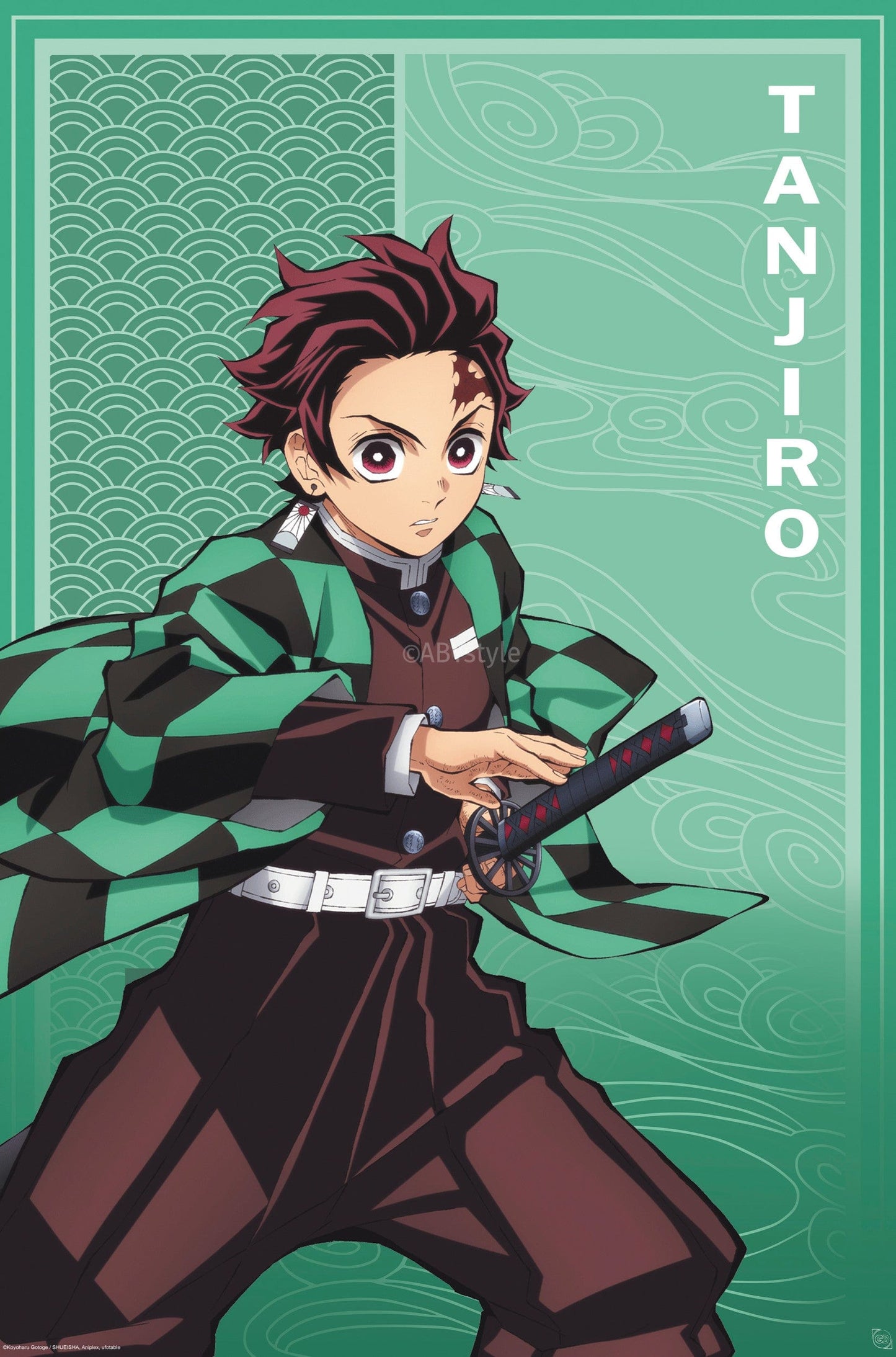 Poster Demon Slayer Tanjiro S2 61x91 5cm GBYDCO567 | Posters.nl