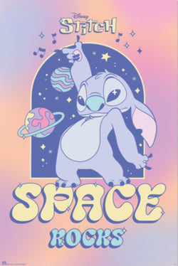 Poster Disney Stitch Space Rocks 61x91 5cm Grupo Erik GPE5820 | Posters.nl