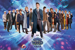 Poster Doctor Who 60th Anniversary A Timeless Tribute 91 5x61cm Pyramid PP35443 | Posters.nl