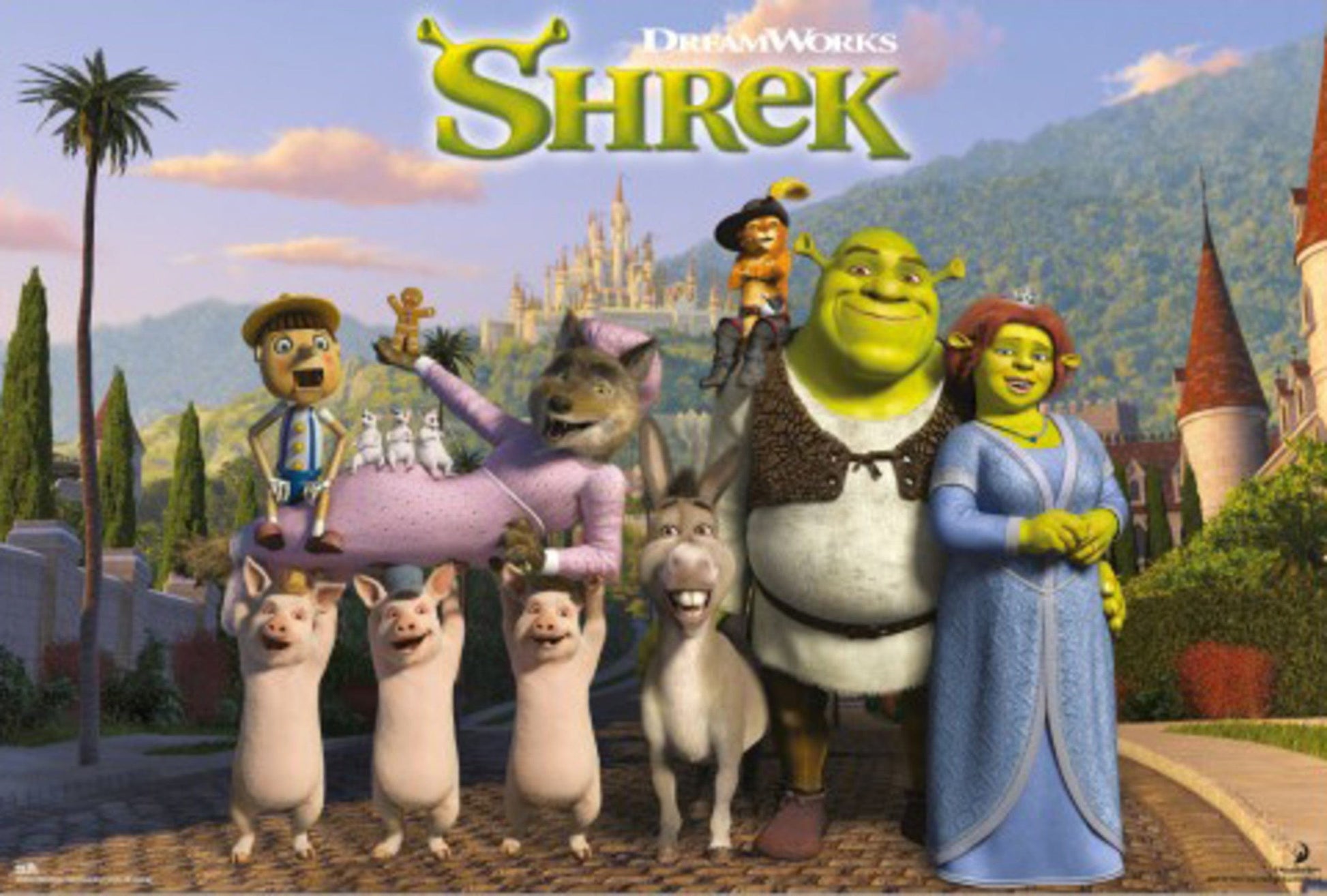 Poster Dreamworks Shrek 91 5x61cm Grupo Erik GPE5904 | Posters.nl