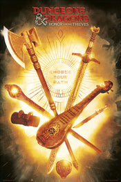 Poster Dungeons Dragons Honor Among Thieves Choose Your Path 61x91.5cm Grupo Erik GPE5739 | Posters.nl