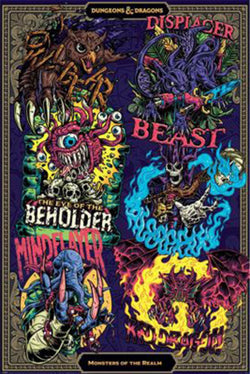 Poster Dungeons Dragons Monsters Of The Realm 61x91 5cm Pyramid PP35192 | Posters.nl