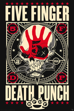 Poster Five Finger Death Punch Knucklehead 61x91 5cm GBYDCO448 | Posters.nl