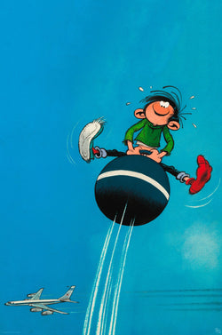 Poster Gaston Jumping Balloon 61x91 5cm Abystyle GBYDCO534 | Posters.nl