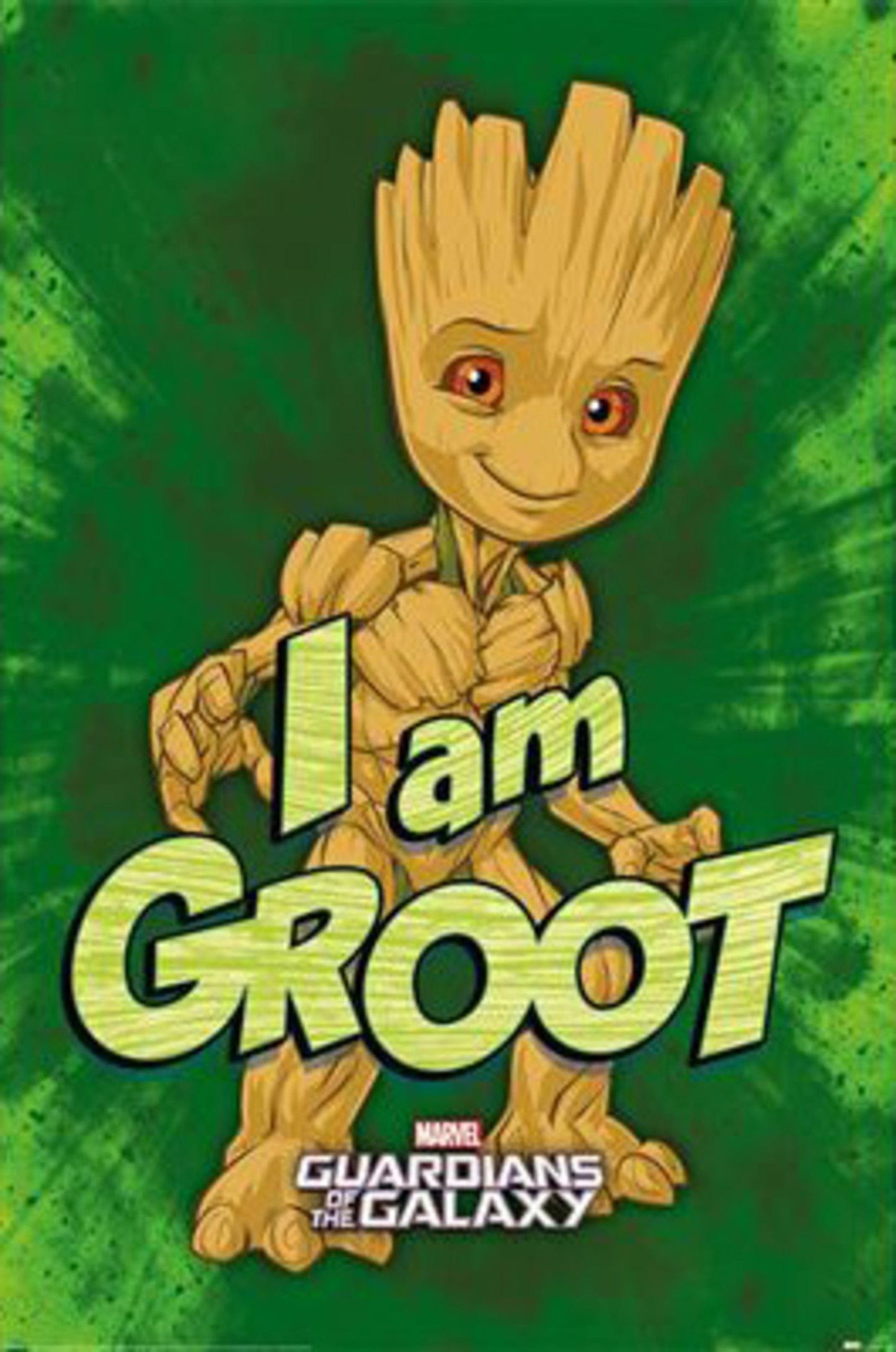 Poster Guardians Of The Galaxy I Am Groot 61x91 5cm Pyramid PP35043 | Posters.nl