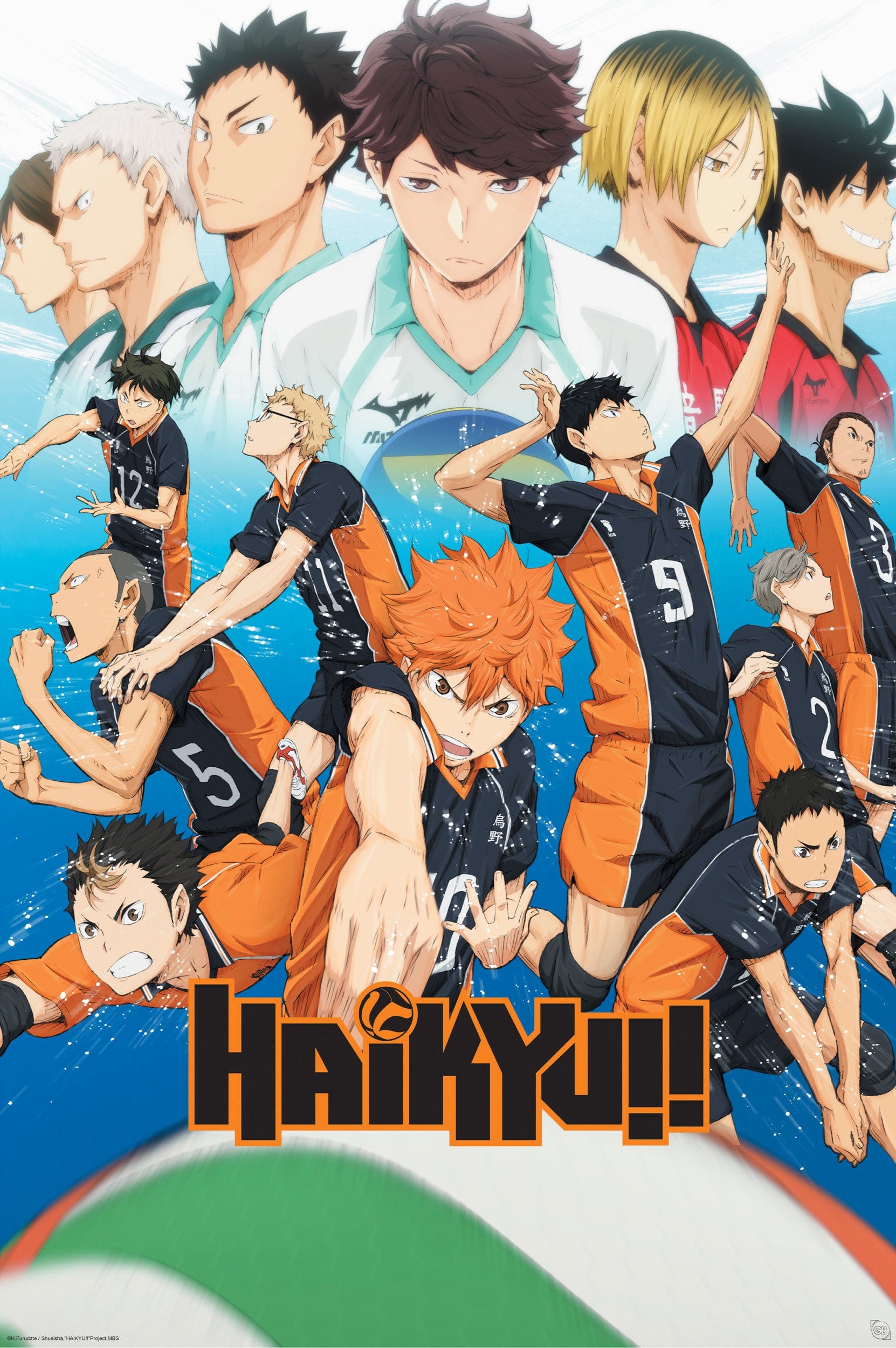Poster Haikyu Key Art Season 1 61x91 5cm Abystyle GBYDCO506 | Posters.nl