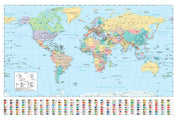 Poster Harper Collins World Map 21 91 5x61cm Abystyle GBYDCO484 | Posters.nl