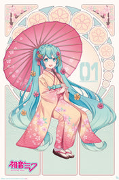 Poster Hatsune Miku Sakura Kimono 61x91 5cm Abystyle GBYDCO587 | Posters.nl