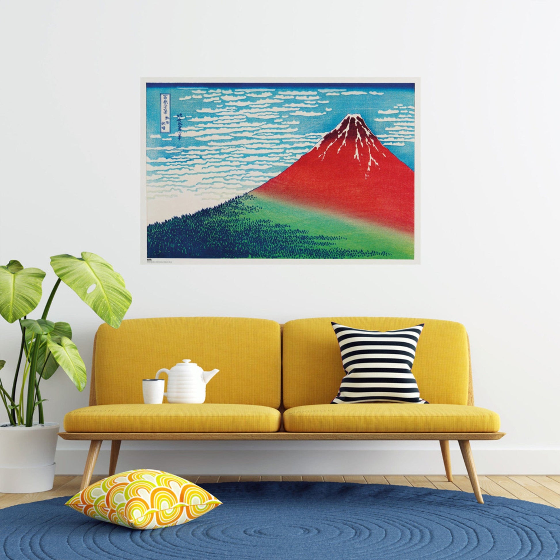 Poster Katsushika Hokusais Fine Wind Clear Morning 91 5x61cm Grupo Erik GPE5806 Sfeer | Posters.nl