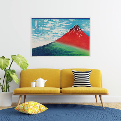 Poster Katsushika Hokusais Fine Wind Clear Morning 91 5x61cm Grupo Erik GPE5806 Sfeer | Posters.nl