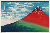 Poster Katsushika Hokusais Fine Wind Clear Morning 91 5x61cm Grupo Erik GPE5806 | Posters.nl