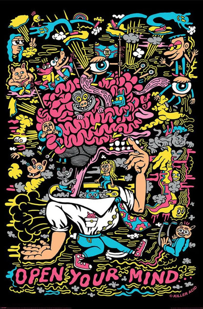 Poster Killer Acid Open Your Mind 61x91 5cm PP35434 | Posters.nl