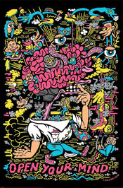 Poster Killer Acid Open Your Mind 61x91 5cm PP35434 | Posters.nl