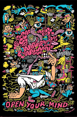 Poster Killer Acid Open Your Mind 61x91 5cm PP35434 | Posters.nl