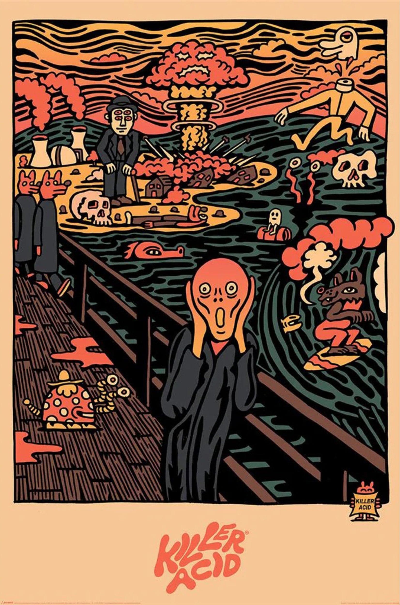 Poster Killer Acid Scream 61x91 5cm PP35436 | Posters.nl